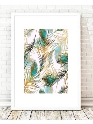 Tablo center Beyaz Çerçeveli Tablo - 24x29cm