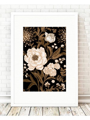 Tablo center Beyaz Çerçeveli Tablo - 24x29cm