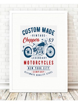 Tablo center Beyaz Çerçeveli Tablo - 24x29cm