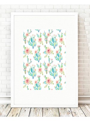 Tablo center Beyaz Çerçeveli Tablo - 24x29cm