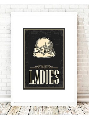 Tablo center Beyaz Çerçeveli Tablo - 24x29cm