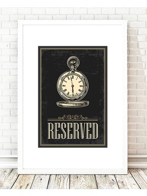 Tablo center Beyaz Çerçeveli Tablo - 24x29cm