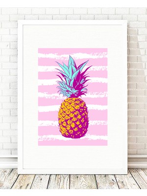 Tablo center Beyaz Çerçeveli Tablo - 24x29cm