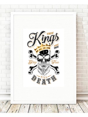 Tablo center Beyaz Çerçeveli Tablo - 24x29cm