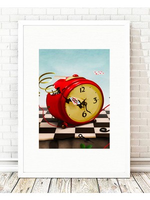 Tablo center Beyaz Çerçeveli Tablo - 24x29cm