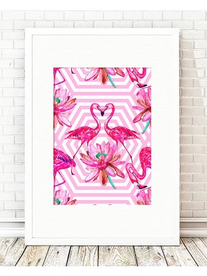 Tablo center Beyaz Çerçeveli Tablo - 24x29cm