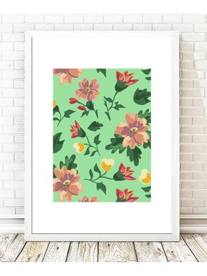 Tablo center Beyaz Çerçeveli Tablo - 24x29cm