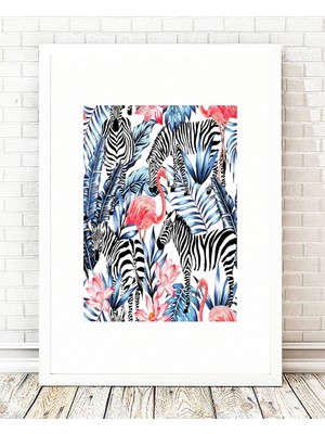 Tablo center Beyaz Çerçeveli Tablo - 24x29cm