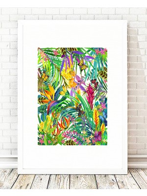 Tablo center Beyaz Çerçeveli Tablo - 24x29cm