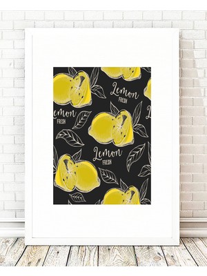 Tablo center Beyaz Çerçeveli Tablo - 24x29cm