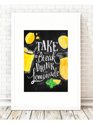 Tablo center Beyaz Çerçeveli Tablo - 24x29cm