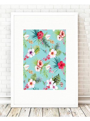 Tablo center Beyaz Çerçeveli Tablo - 24x29cm