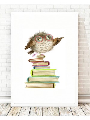 Tablo center Beyaz Çerçeveli Tablo - 24x29cm