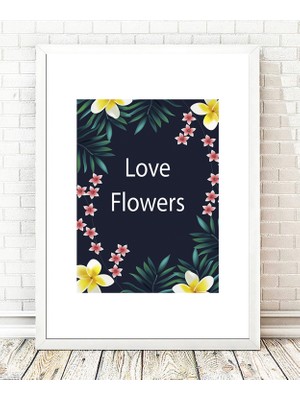 Tablo center Beyaz Çerçeveli Tablo - 24x29cm