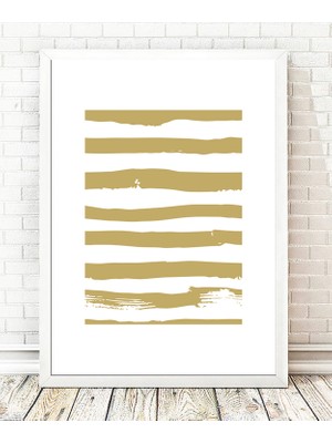 Tablo center Beyaz Çerçeveli Tablo - 24x29cm