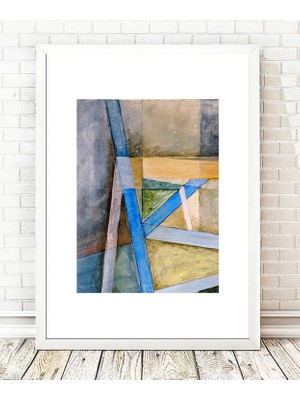 Tablo center Beyaz Çerçeveli Tablo - 24x29cm