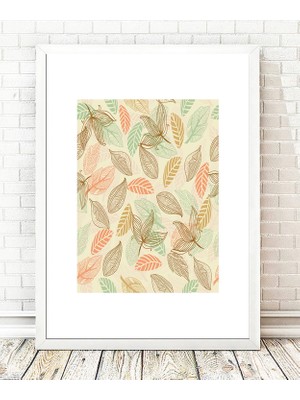 Tablo center Beyaz Çerçeveli Tablo - 24x29cm