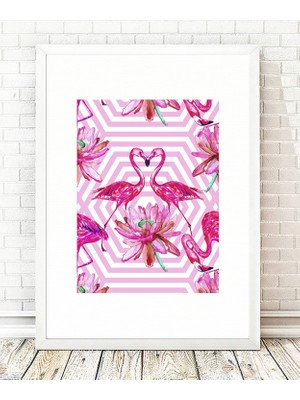 Tablo center Beyaz Çerçeveli Tablo - 24x29cm