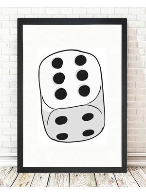 Tablo center Siyah Çerçeveli Tablo - 24x29cm