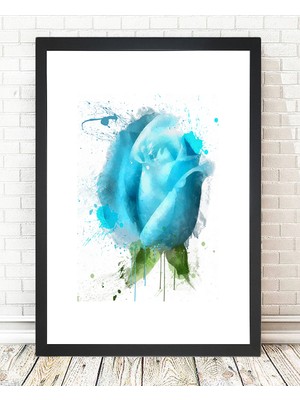 Tablo center Siyah Çerçeveli Tablo - 24x29cm