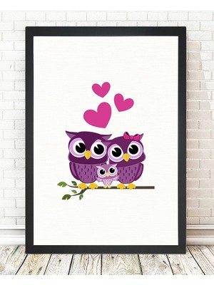 Tablo center Siyah Çerçeveli Tablo - 24x29cm