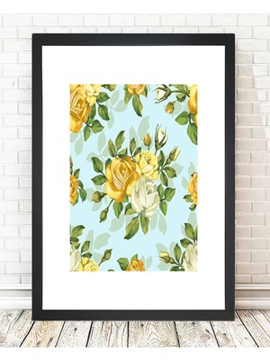 Tablo center Siyah Çerçeveli Tablo - 24x29cm