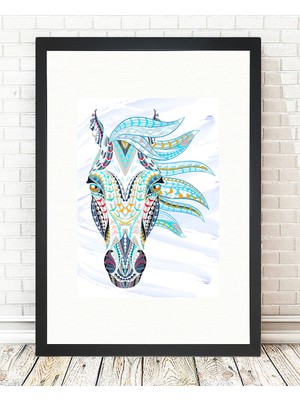 Tablo center Siyah Çerçeveli Tablo - 24x29cm