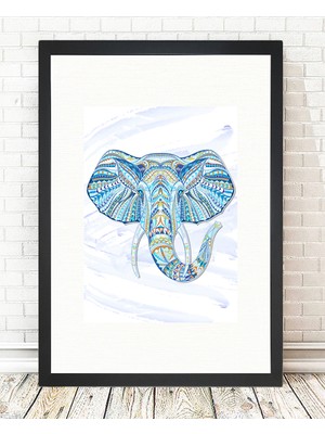 Tablo center Siyah Çerçeveli Tablo - 24x29cm