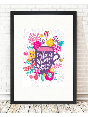 Tablo center Siyah Çerçeveli Tablo - 24x29cm