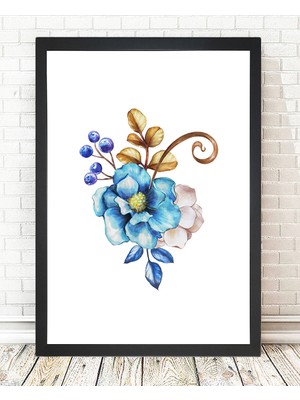 Tablo center Siyah Çerçeveli Tablo - 24x29cm