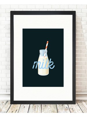 Tablo center Siyah Çerçeveli Tablo - 24x29cm