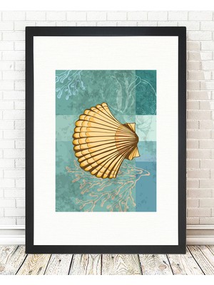 Tablo center Siyah Çerçeveli Tablo - 24x29cm