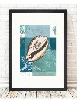 Tablo center Siyah Çerçeveli Tablo - 24x29cm