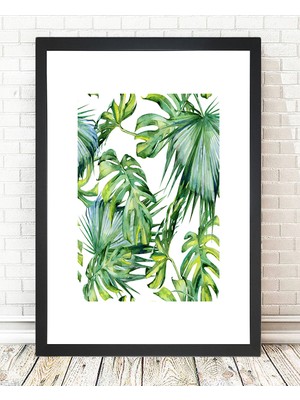 Tablo center Siyah Çerçeveli Tablo - 24x29cm