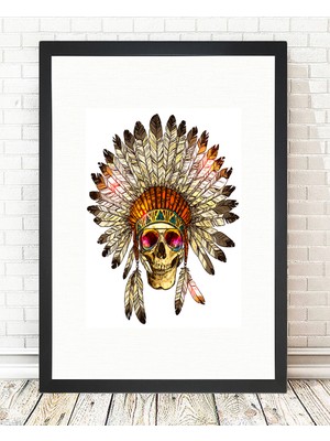 Tablo center Siyah Çerçeveli Tablo - 24x29cm