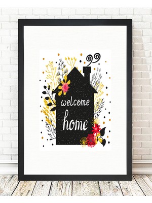 Tablo center Siyah Çerçeveli Tablo - 24x29cm