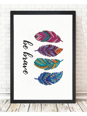 Tablo center Siyah Çerçeveli Tablo - 24x29cm