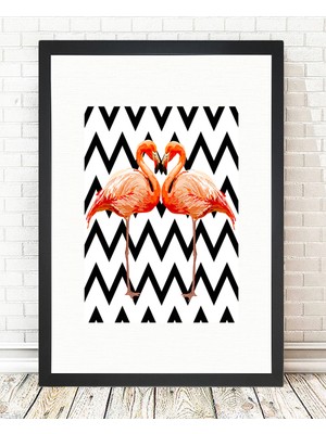 Tablo center Siyah Çerçeveli Tablo - 24x29cm