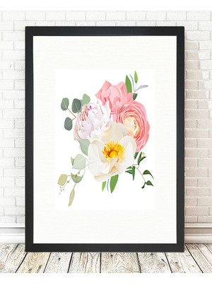 Tablo center Siyah Çerçeveli Tablo - 24x29cm