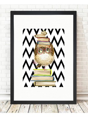 Tablo center Siyah Çerçeveli Tablo - 24x29cm