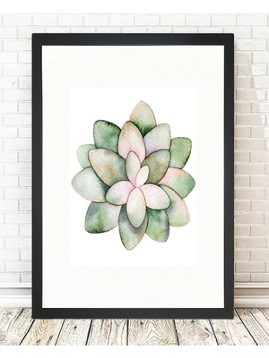 Tablo center Siyah Çerçeveli Tablo - 24x29cm