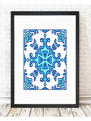 Tablo center Siyah Çerçeveli Tablo - 24x29cm