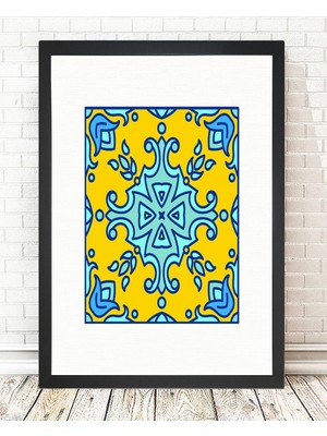 Tablo center Siyah Çerçeveli Tablo - 24x29cm