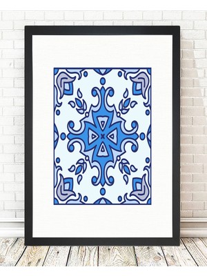 Tablo center Siyah Çerçeveli Tablo - 24x29cm