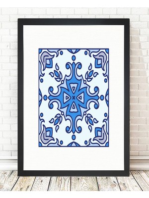 Tablo center Siyah Çerçeveli Tablo - 24x29cm