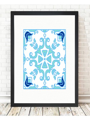 Tablo center Siyah Çerçeveli Tablo - 24x29cm