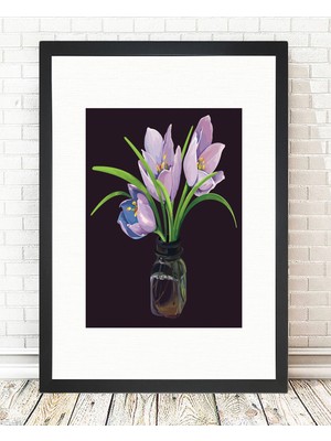 Tablo center Siyah Çerçeveli Tablo - 24x29cm