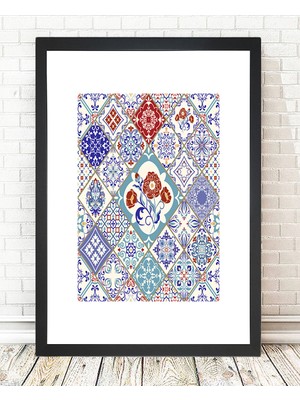 Tablo center Siyah Çerçeveli Tablo - 24x29cm