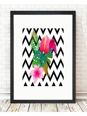 Tablo center Siyah Çerçeveli Tablo - 24x29cm