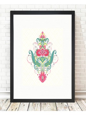 Tablo center Siyah Çerçeveli Tablo - 24x29cm